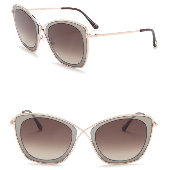 Tom Ford Accessories - New TOM FORD India Butterfly Grey Sunglasses